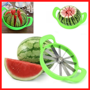 הכל לבית מטבח Stainless Steel Watermelon Slicer Fruit  Corer Cutter Perfect Slices Kitchen UK