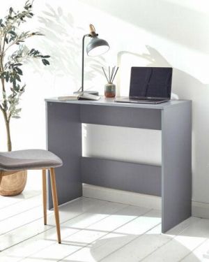 Office Desk Home Study Modern Bedroom Computer Laptop Table Small Grey
