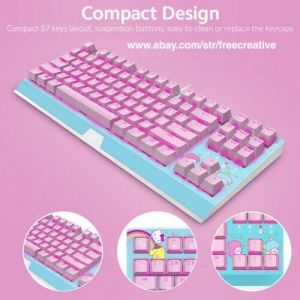 Razer x Sanrio Hello Kitty¹ Limited Edition Mechanical Keyboard Gaming 87 Keys