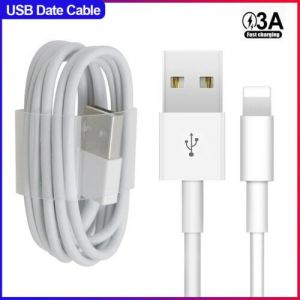 הכל לבית אביזרים לסלולר USB Charger Cable Cord For iPhone 13 12 11 Pro Max 7 Xs 8 6 XR iPad Data Black
